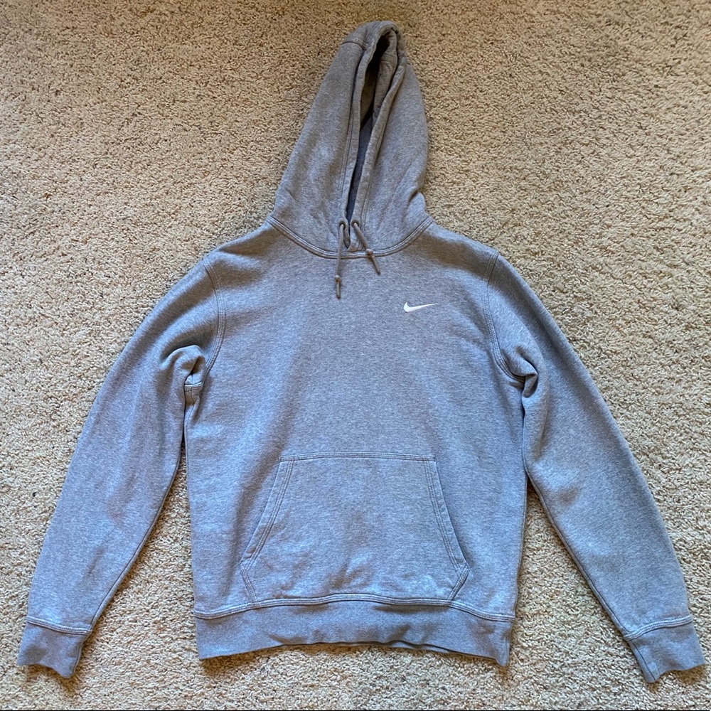 Women’s Vintage Grey Nike Swoosh Hoodie